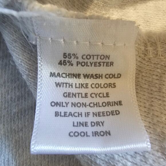 Buc-ee's Cream Cotton Terry Hoodie Hooded Sweatshirt Women's Size M 3309 - Picture 4 of 7